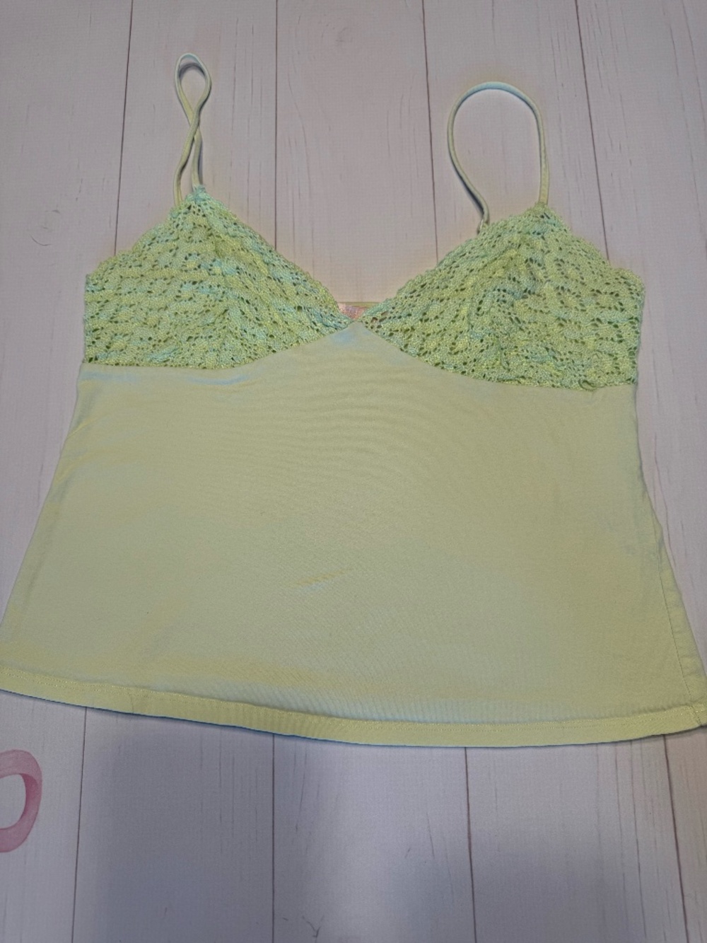 Y2K Victoria's Secret Green Camisole Size Med